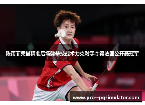 陈雨菲凭借精准后场劈杀技战术力克对手夺得法国公开赛冠军 陈雨菲凭借精准后场劈杀技战术力克对手夺得法国公开赛冠军